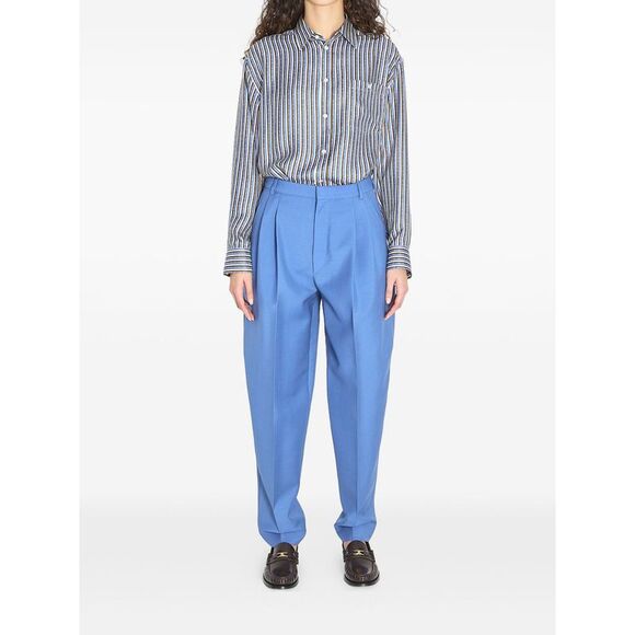 Celine Women Striped Silk Shirt - Picture 2 of 5